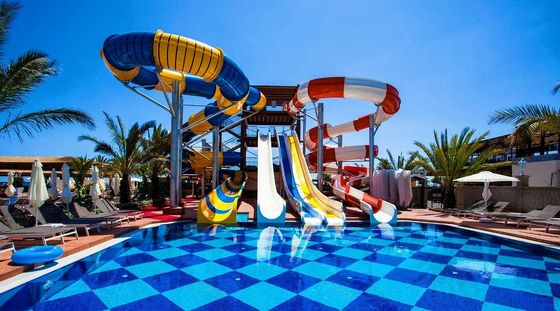 Aqua Park Letnie gry wodne Basen wodny Zabawka wodna Szklanowodna zjeżdżalka dla dzieci