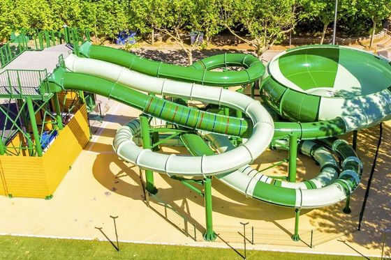 Dobra cena. Park wodny Plac zabaw Ride Water Amusement Fiberglass Slide Set w Internecie