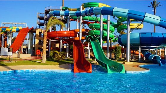 Park rozrywki wodnej Duże urządzenia do zabawy Ślizgacz z włókna szklanego