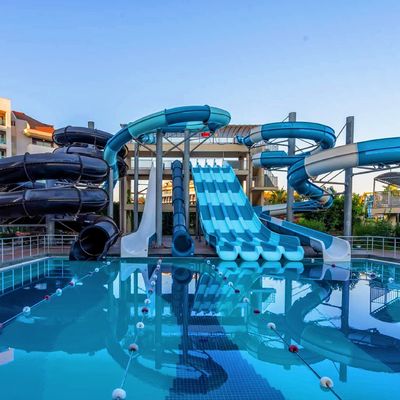 Dobra cena. Park wodny Aqua Playground Outdoor Games Pool Slide Włókno szklane Do sprzedaży basen w Internecie