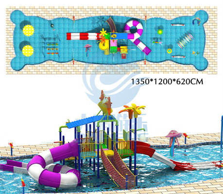 Dorośli Aqua Fun Amusement Park Set Design Z Zabawkami Basenu