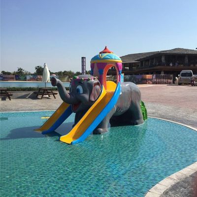 Aqua Park basen sprzęt z włókna szklanego słonia zjeżdżalnia wodna dla dzieci podwórko