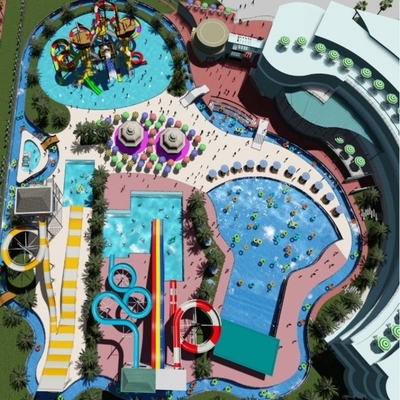 Dobra cena. Outdoor Fiberglass Water Park Slide for Kids and Adults w Internecie