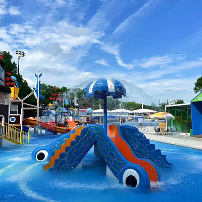 Dobra cena. Wodny zabawka Skits Fontanna komercyjny park wodny basen dla dzieci Włókno szklane Konstrukcja metalowa Stal ocynkowana z roczną gwarancją w Internecie