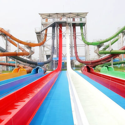 Komercyjny szybki zjeżdżalnia wodna z włókna szklanego