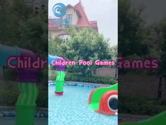 Komercyjny park wodny zestaw podkładek wodnych, podkładki z włókna szklanego dla dzieci, mini slajd z włókna szklanego