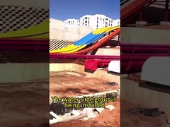 Sprzęt rozrywkowy, zestaw zjeżdżalni z włókna szklanego