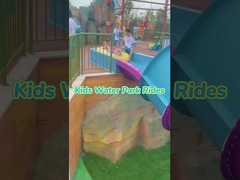 Mały zjeżdżalnia wodna bumerang Dzieci zjeżdżalnia basenowa z włókna szklanych, dzieci zjeżdżalnia wodna z włókna szklanych