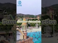Sprzęt zewnętrzny do parku rozrywki Wodne gry Szklanowodowe zjeżdżalnie wodne